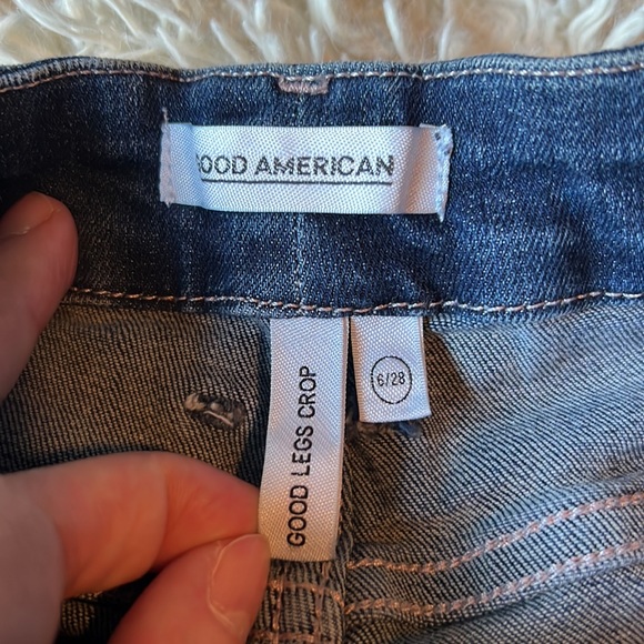 Good American Good Legs Crop, size 6/28. - Picture 3 of 3